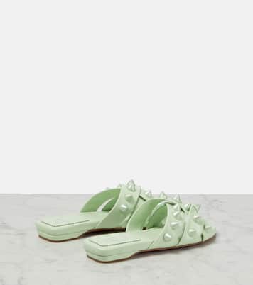 Pantoletten Miss Spika Club aus Leder | Christian Louboutin