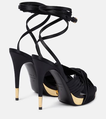 Satin platform sandals | Tom Ford