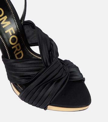 Satin platform sandals | Tom Ford