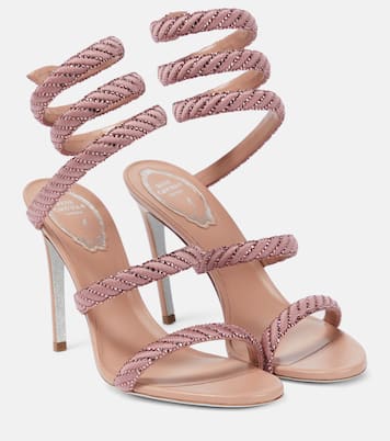 Cleo embellished satin sandals | Rene Caovilla