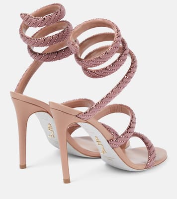 Cleo embellished satin sandals | Rene Caovilla