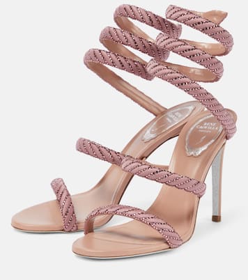 Cleo embellished satin sandals | Rene Caovilla
