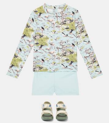 Agik printed rashguard swimsuit | Louise Misha