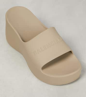 Logo rubber slides | Balenciaga