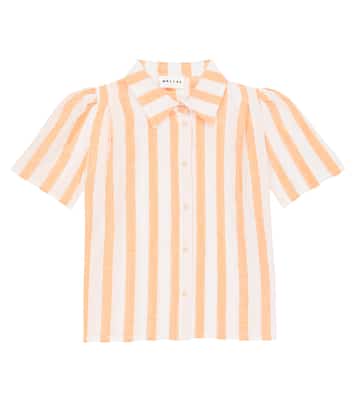 Star striped cotton and linen shirt | Morley