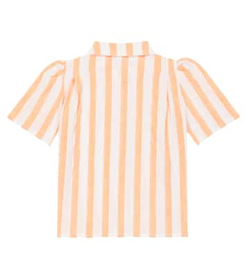 Star striped cotton and linen shirt | Morley