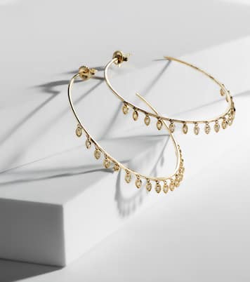 Boucles d'oreilles en or 14 ct et diamants | Sydney Evan