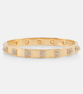 Rockstud bangle with Swarovski® crystals | Valentino