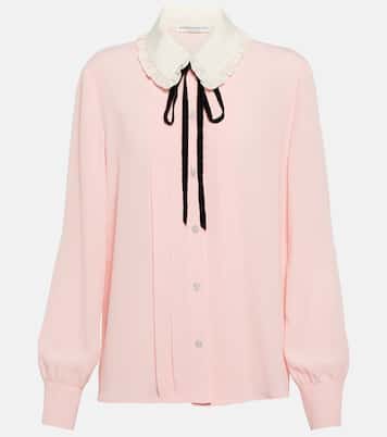 Blusa en mezcla de seda | Alessandra Rich
