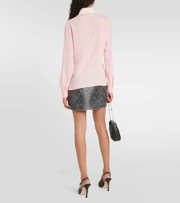 Blusa en mezcla de seda | Alessandra Rich