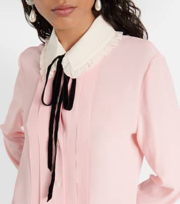 Blusa en mezcla de seda | Alessandra Rich