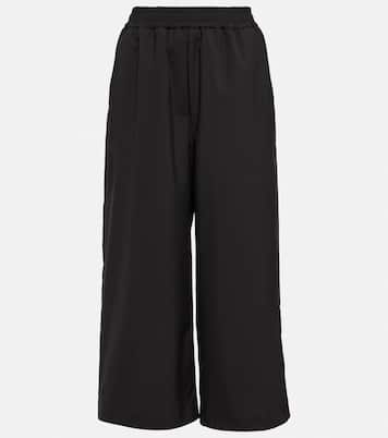 High-Rise Culottes aus Wolle | Loewe
