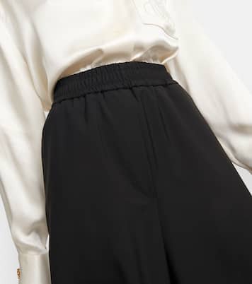 High-Rise Culottes aus Wolle | Loewe