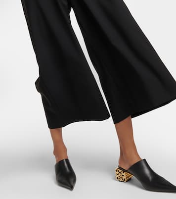 High-Rise Culottes aus Wolle | Loewe