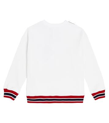 Felpa in jersey di cotone con stampa | Dolce&Gabbana Kids