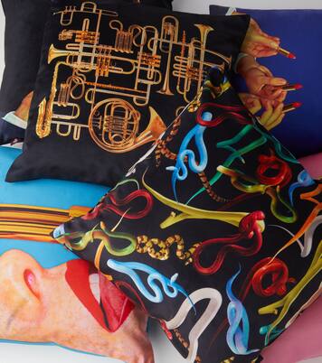 x Toiletpaper Snakes cushion | Seletti