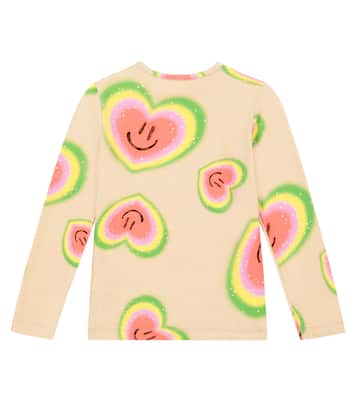T-shirt Rose à coeur en coton imprimé | Molo