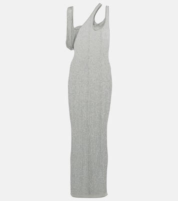Vestido midi de jersey adornado | The Attico