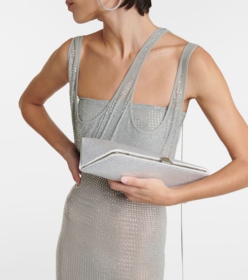 Vestido midi de jersey adornado | The Attico
