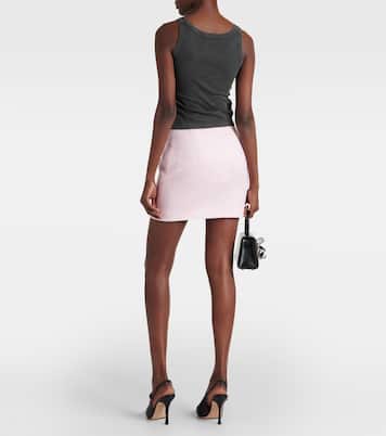 Bedrucktes Top aus Baumwoll-Jersey | Alessandra Rich