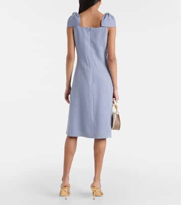 Vestido midi de lino | Chloé