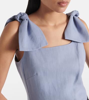 Vestido midi de lino | Chloé