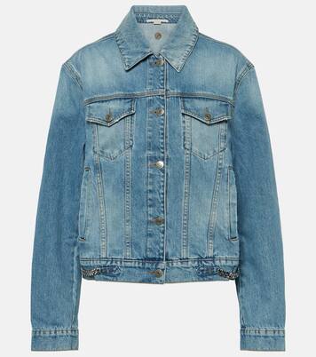 Chaqueta Falabella de denim con cadena | Stella McCartney