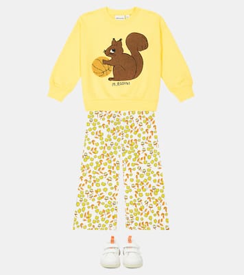 Jogginghose Flowers aus einem Baumwollgemisch | Mini Rodini