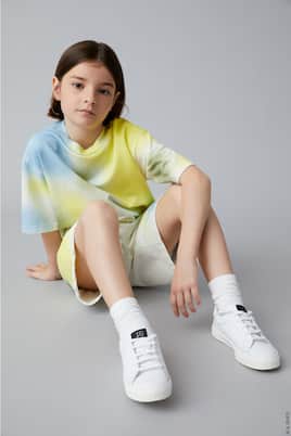 T-shirt e shorts in cotone tie-dye | Il Gufo