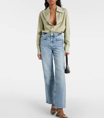 Jeans a gamba larga New Alexxis a vita alta | AG Jeans