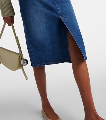 Falda tubo de denim | Ami Paris