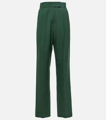 Pantaloni regular Bea a vita alta | The Frankie Shop