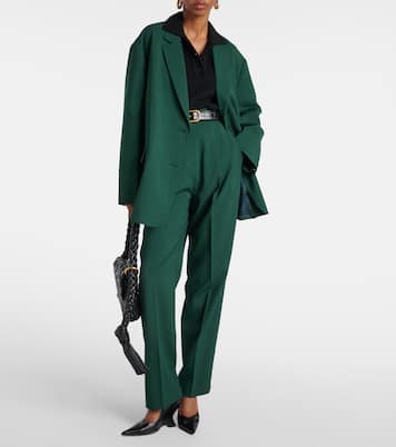 Pantaloni regular Bea a vita alta | The Frankie Shop