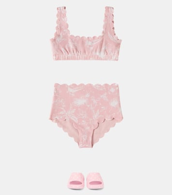 Culotte de bikini Santa Monica à fleurs | Marysia Bumby