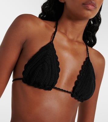 Top bikini in crochet di cotone | Anna Kosturova