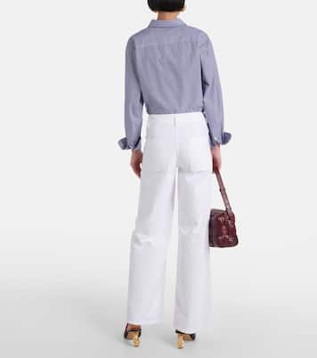 Weite Hose Megan aus Baumwoll-Twill | Nili Lotan