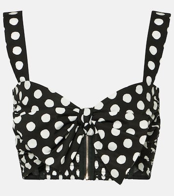 Top Capri de algodón con lunares | Dolce&Gabbana