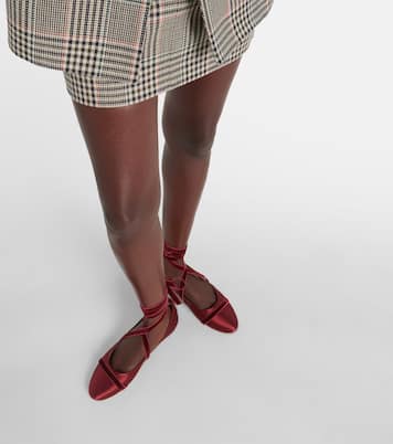 Ballerine Spencer in raso | Malone Souliers