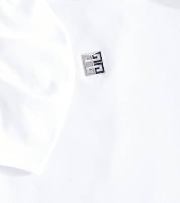 T-shirt in jersey di cotone con logo | Givenchy Kids