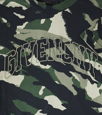 Camiseta de algodón estampada con logo | Givenchy Kids