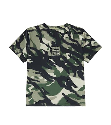 Camiseta de algodón estampada con logo | Givenchy Kids
