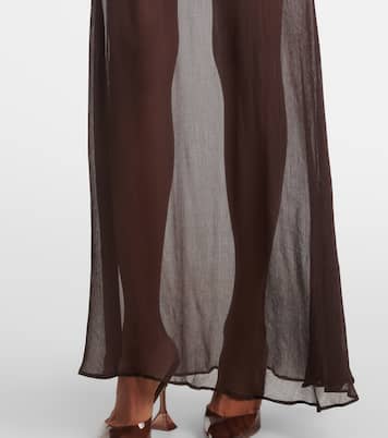 Vestido largo Beaton asimétrico | Staud