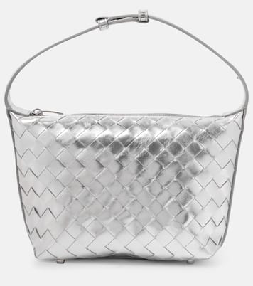 Schultertasche Wallace aus Metallic-Leder | Bottega Veneta