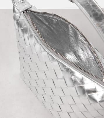 Schultertasche Wallace aus Metallic-Leder | Bottega Veneta