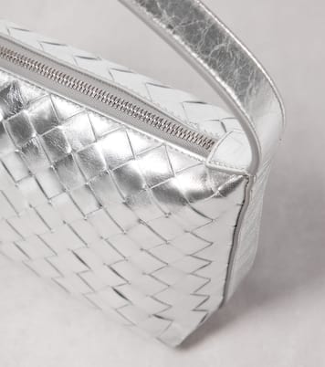 Schultertasche Wallace aus Metallic-Leder | Bottega Veneta