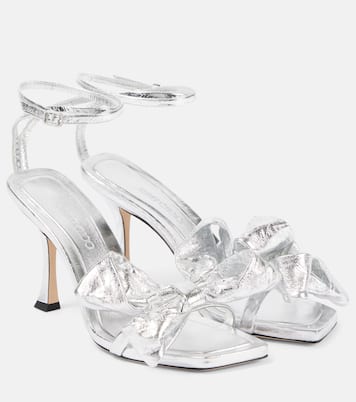 Sandali Staz 90 in pelle metallizzata | Jimmy Choo