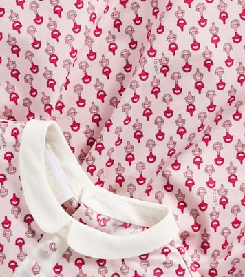 Baby - Abito in popeline con stampa | Gucci Kids
