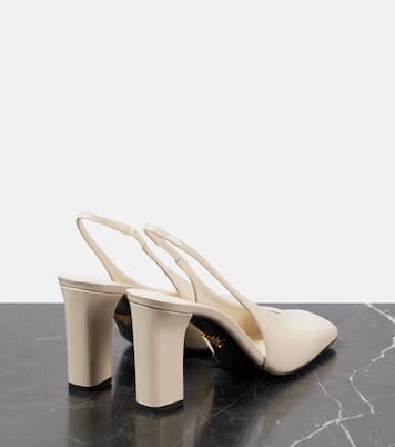 Slingback-Pumps 85 aus Lackleder | Prada
