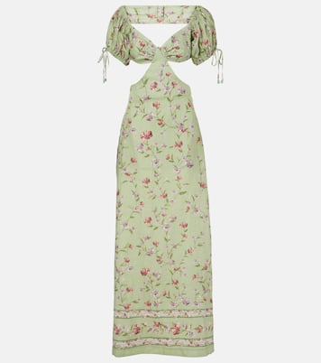 Maxikleid Cielo Honeysuckle aus Leinen | Agua by Agua Bendita
