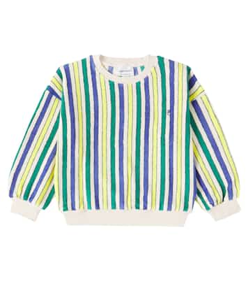 Sudadera en rizo de algodón a rayas | Bobo Choses